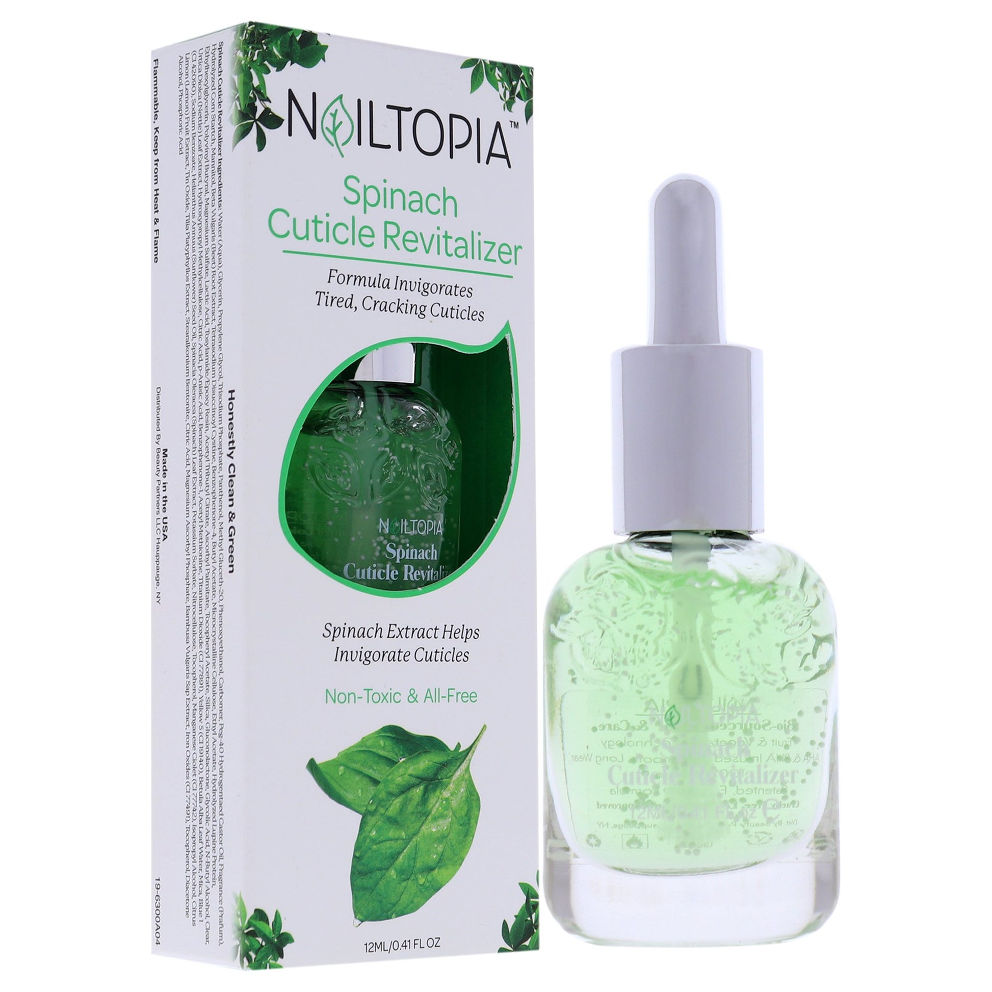 Nailtopia Cuticle Revitalizer - Spinach, 0.41 oz Nail Treatment - Fashions for Home