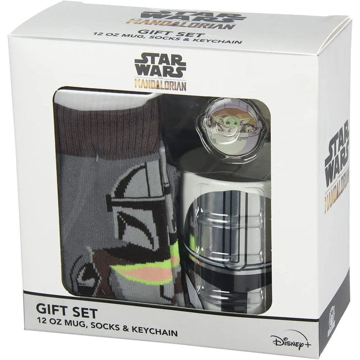 The Mandalorian Mug, Socks & Keychain Gift Set - Fashions for Home