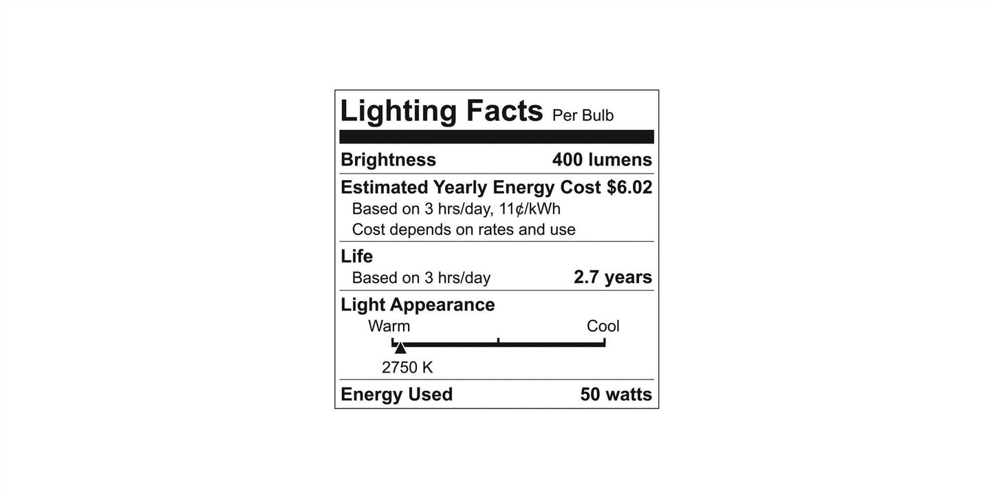 GE Reveal 50-Watt GU10 Halogen Light Bulb (3-Pack)