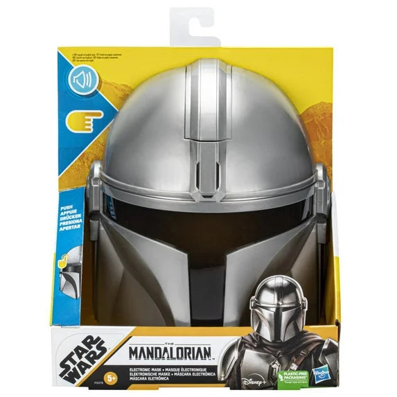 Star Wars the Mandalorian Electronic Mask, Halloween Costume Accessory with Phrases and SFX, Ages 5 and Up Fashions for Home