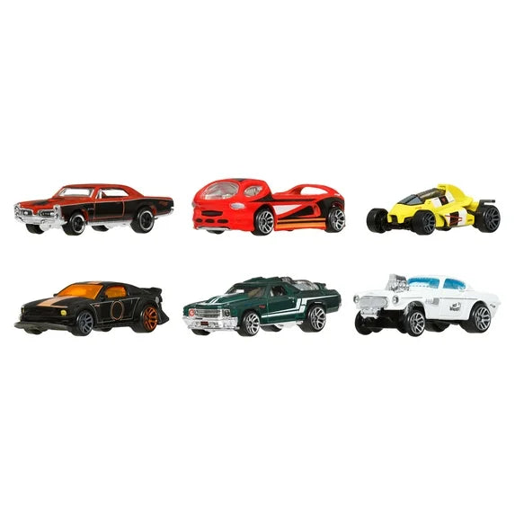 Hot Wheels 1:64 Scale Die-Cast Toy Cars & Trucks, Set of 6 HW Legends Vehicles (Styles May Vary) [Walmart Exclusive] Fashions for Home