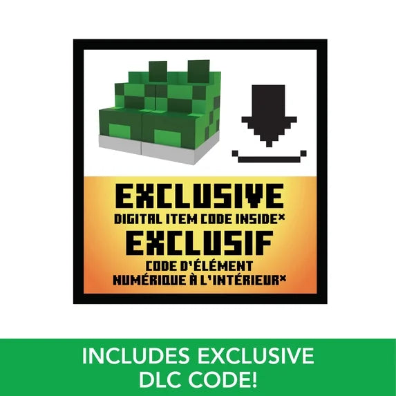 Minecraft Exploding RC Creeper, Lights & Sounds, 10 Explosion Particles & DLC Code Fashions for Home