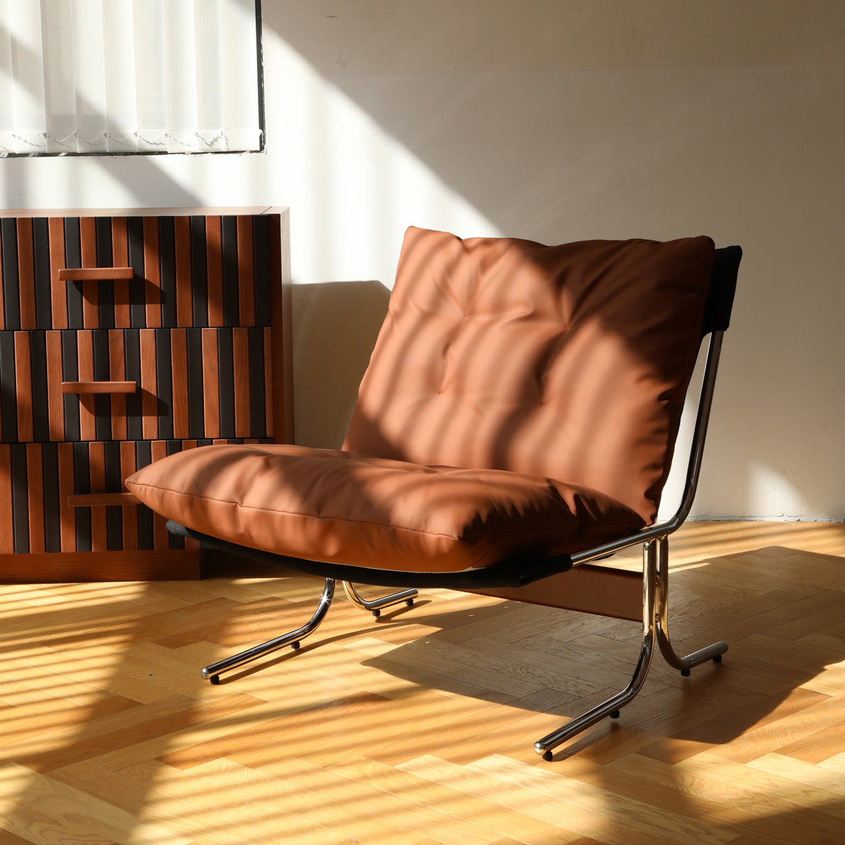 Leather Armchair, Modern Accent Chair High Back, Living Room Chairs with Metal Legs and Soft Padded, Sofa Chairs for Home Office,Bedroom,Dining Room (Brown-1pc) - Fashions for Home