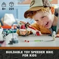 LEGO Star Wars BARC Speeder Escape, Mandalorian Toy Building Set for Kids, Star Wars Gift for Boys, Girls and Fans Ages 8 and Up, Comes with Kelleran Beq and Grogu, 75378