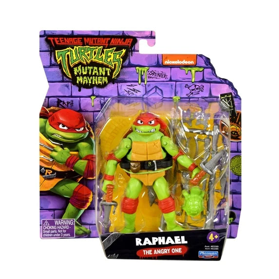 Teenage Mutant Ninja Turtles: Mutant Mayhem 4.65” Raphael Basic Action Figure by Playmates Toys Fashions for Home