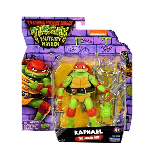 Teenage Mutant Ninja Turtles: Mutant Mayhem 4.65” Raphael Basic Action Figure by Playmates Toys Fashions for Home