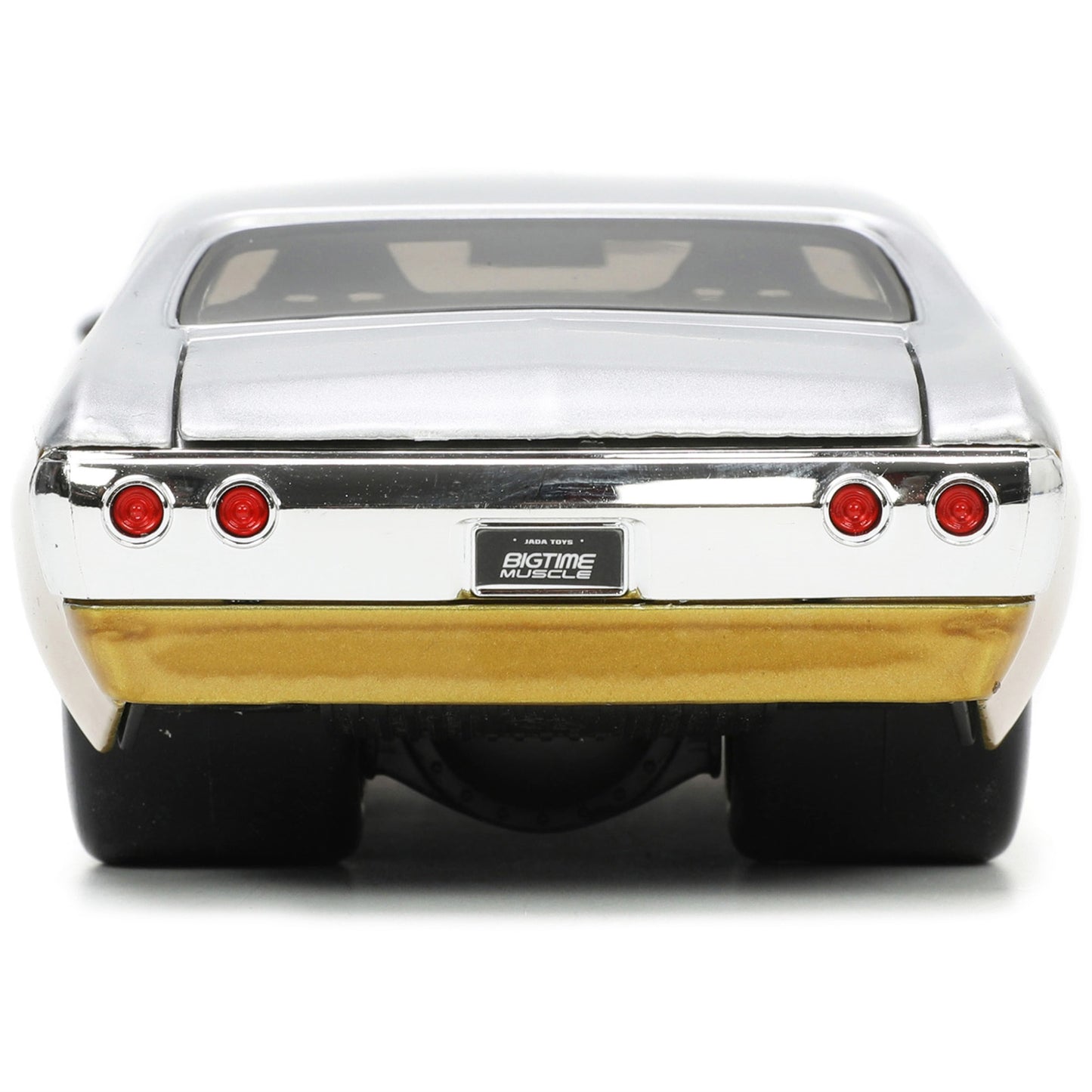 1970 Chevrolet Chevelle SS Gold and Silver Metallic "Bigtime Muscle" 1/24 Diecast Model Car by Jada Fashions for Home
