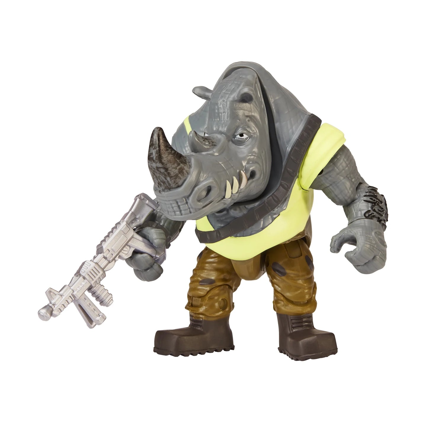 Teenage Mutant Ninja Turtles Mutant Mayhem Rocksteady Basic Action Figure, 4.25