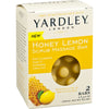 Yardley London Moisturizing Bath Bar  Honey Lemon  4.25 oz (Pack of 2)
