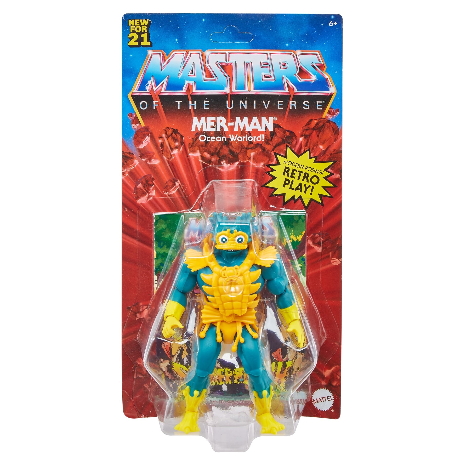 Masters of the Universe Origins 5.5-in Mer-Man Action Figure, Battle Figure for Storytelling Play and Display - Fashions for Home