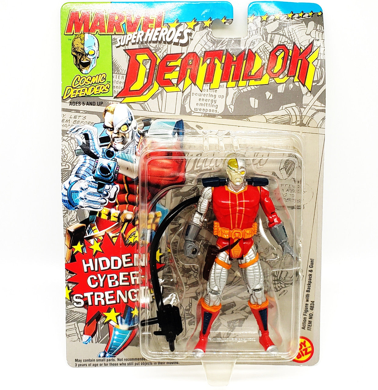 Marvel Super Heroes Cosmic Defenders Deathlok Action Figure 1992 ToyBiz Fashions for Home