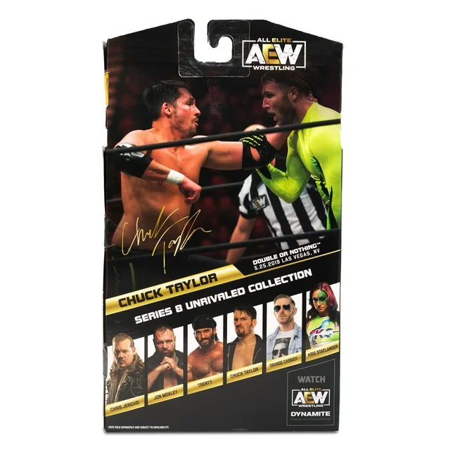 Chuck Taylor AEW Unrivaled Series 8 Action Figure - Fashions for Home