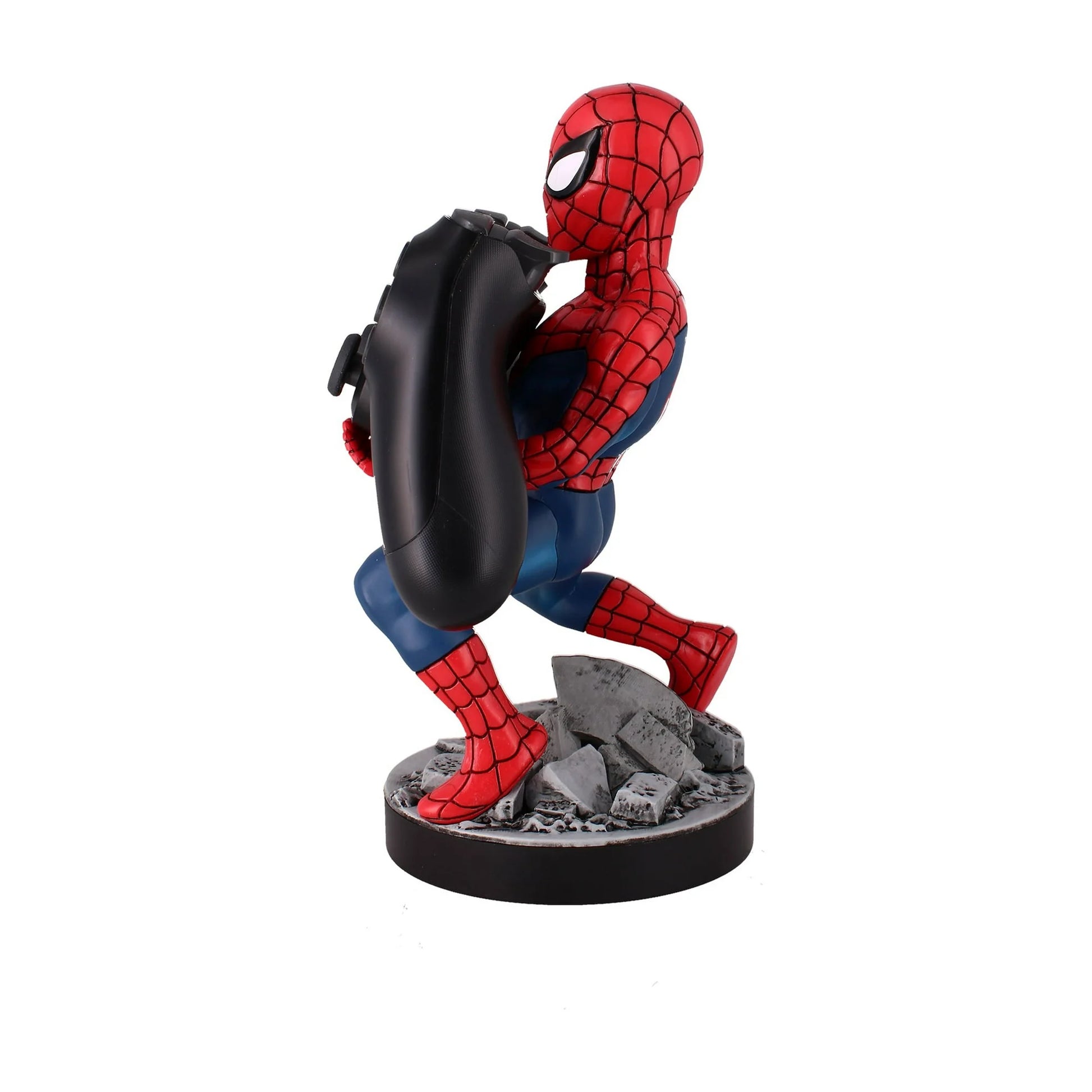 Exquisite Gaming: Marvel: The Amazing Spider-Man - Original Mobile Phone & Gaming Controller Holder, Device Stand, Cable Guys, Licensed Figure Fashions for Home