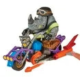 Teenage Mutant Ninja Turtles: Mutant Mayhem Chopper Cycle with Exclusive Rocksteady Figure - Fashions for Home
