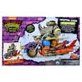 Teenage Mutant Ninja Turtles: Mutant Mayhem Chopper Cycle with Exclusive Rocksteady Figure - Fashions for Home