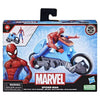Marvel Spider-Man Web Cycle Toy 6-Inch-Scale Collectible Spider-Man Action Figure and Vehicle Set for Kids Ages 4 and Up