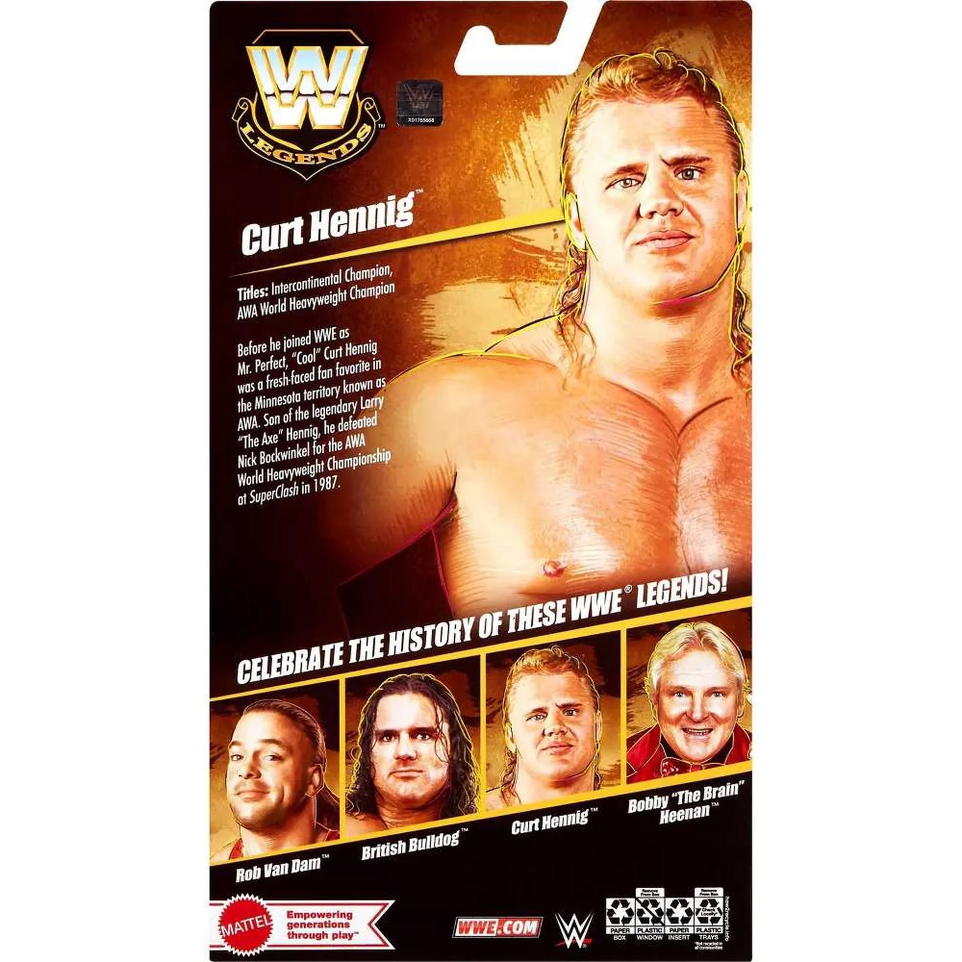 WWE Wrestling Legends Series 29 Curt Hennig Action Figure Fashions for Home