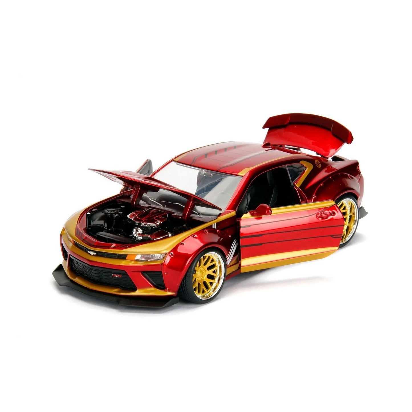 Jada Toys - 1:32 Marvel Avengers - Hollywood Rides - '16 Camaro SS Widebody with Iron Man Figure