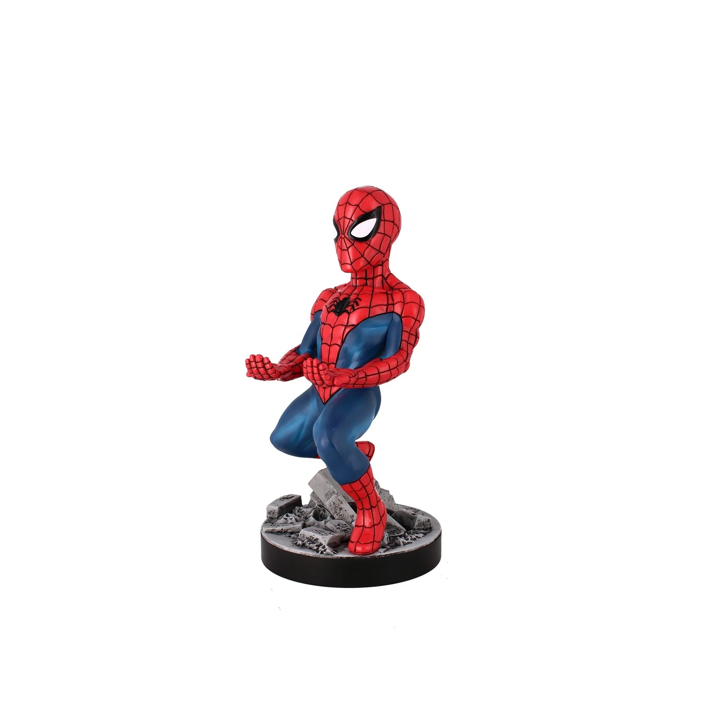 Exquisite Gaming: Marvel: The Amazing Spider-Man - Original Mobile Phone & Gaming Controller Holder, Device Stand, Cable Guys, Licensed Figure Fashions for Home