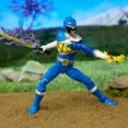Hasbro Power Rangers Collectible Kids Blue Ranger Action Figures, Plastic Multicolor, 5" x 10"
