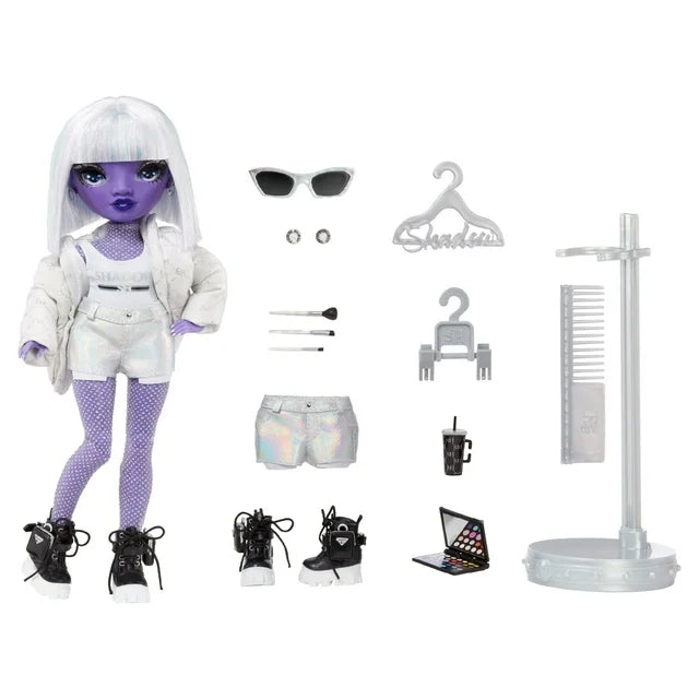 Rainbow High Shadow High Dia Mante - Purple Fashion Doll. Fashionable Outfit & 10+ Colorful Play Accessories. Great Gift for Kids 4-12 Years Old & Collectors