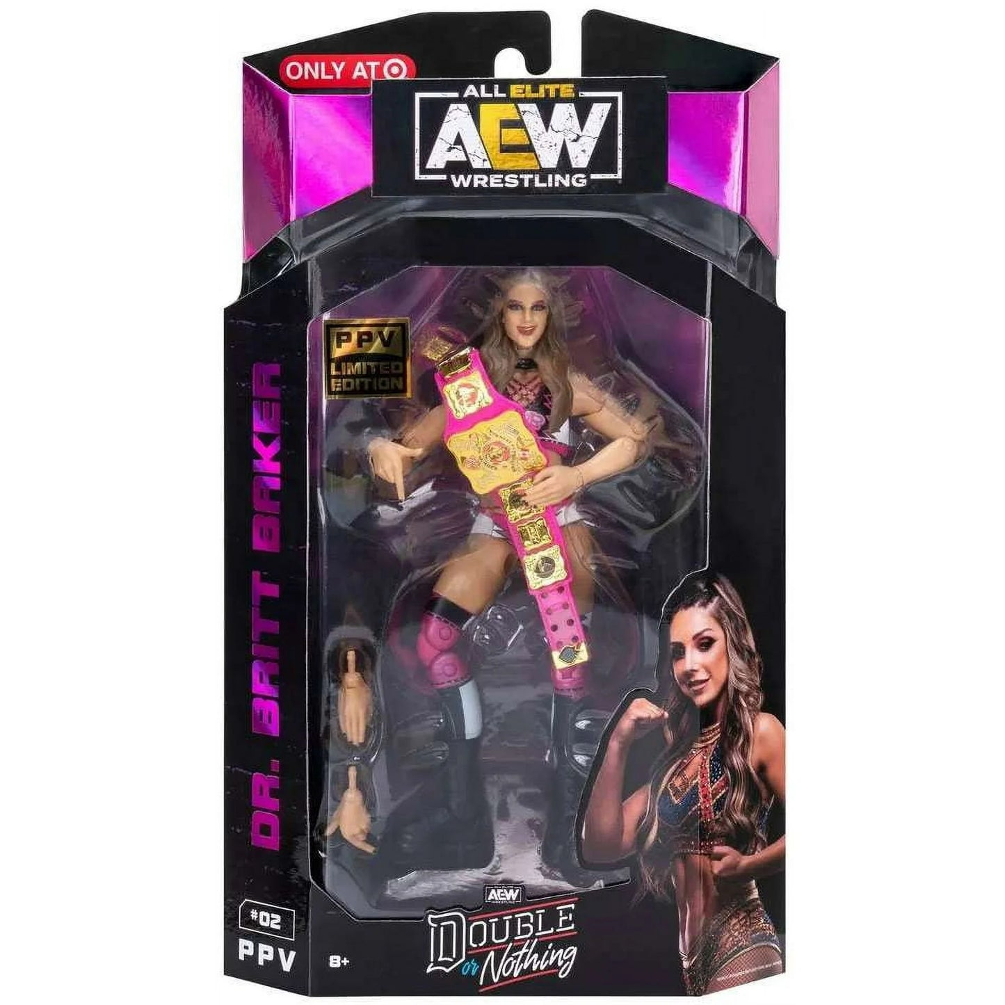 AEW All Elite Wrestling Double or Nothing Dr. Britt Baker Action Figure