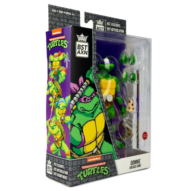 Teenage Mutant Ninja Turtles BST AXN Donatello Action Figure (Arcade Game) Fashions for Home