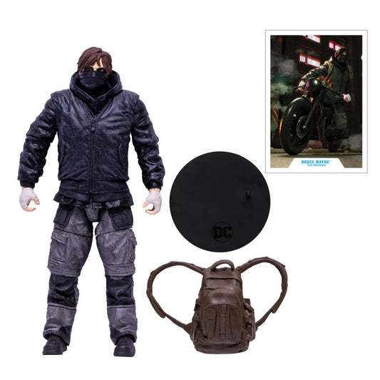 DC The Batman Movie Bruce Wayne Drifter Figure, McFarlane Toys