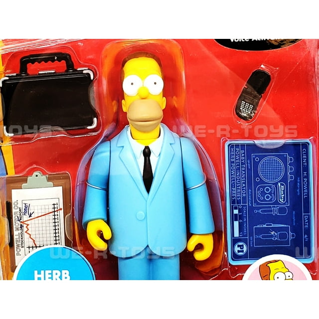 Simpsons All Star Voices 1 Herb Powell Playmates Action Figure - Fashions for Home
