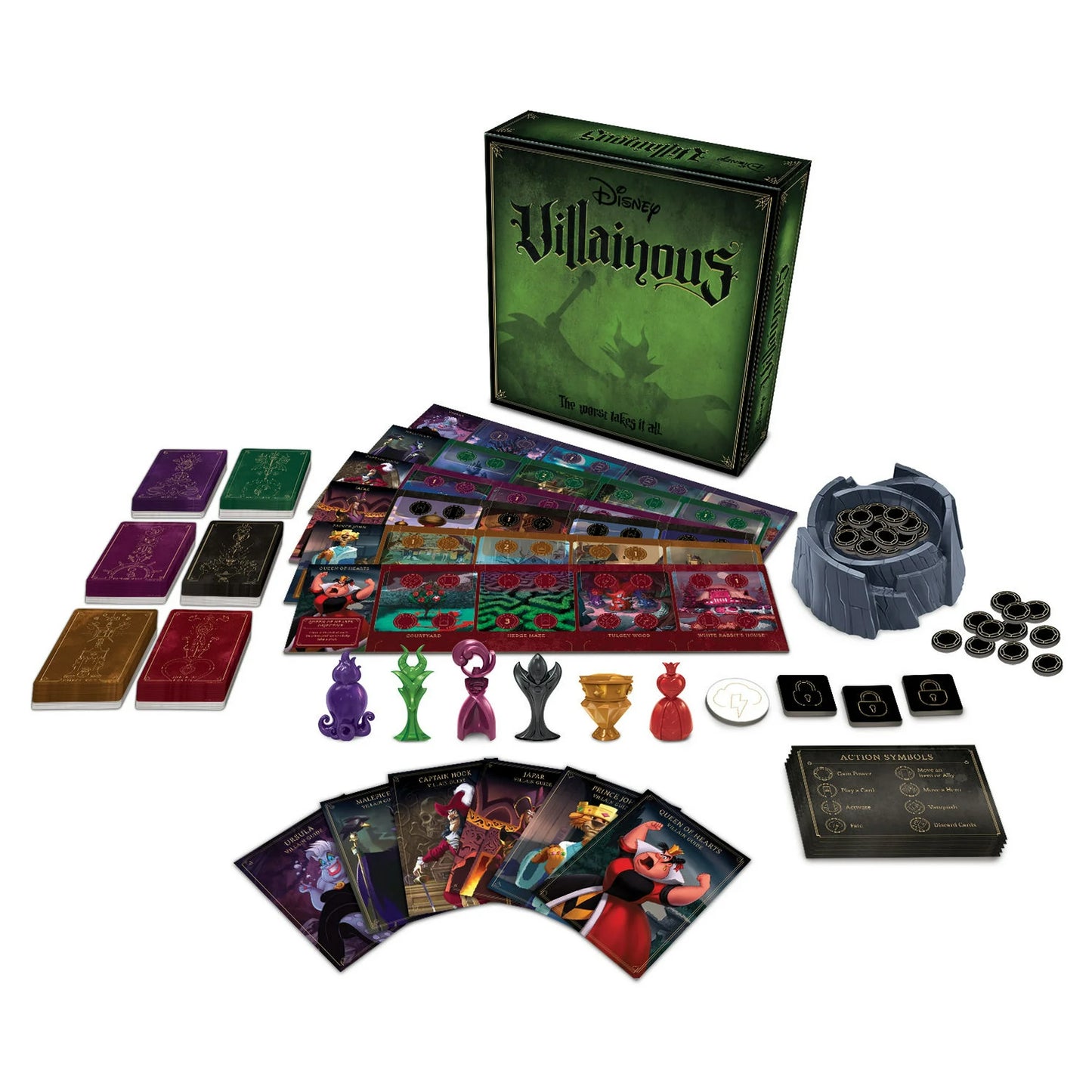 Ravensburger Disney Villainous: The Worst Takes It All Strategy Board Game for Age 10 & up