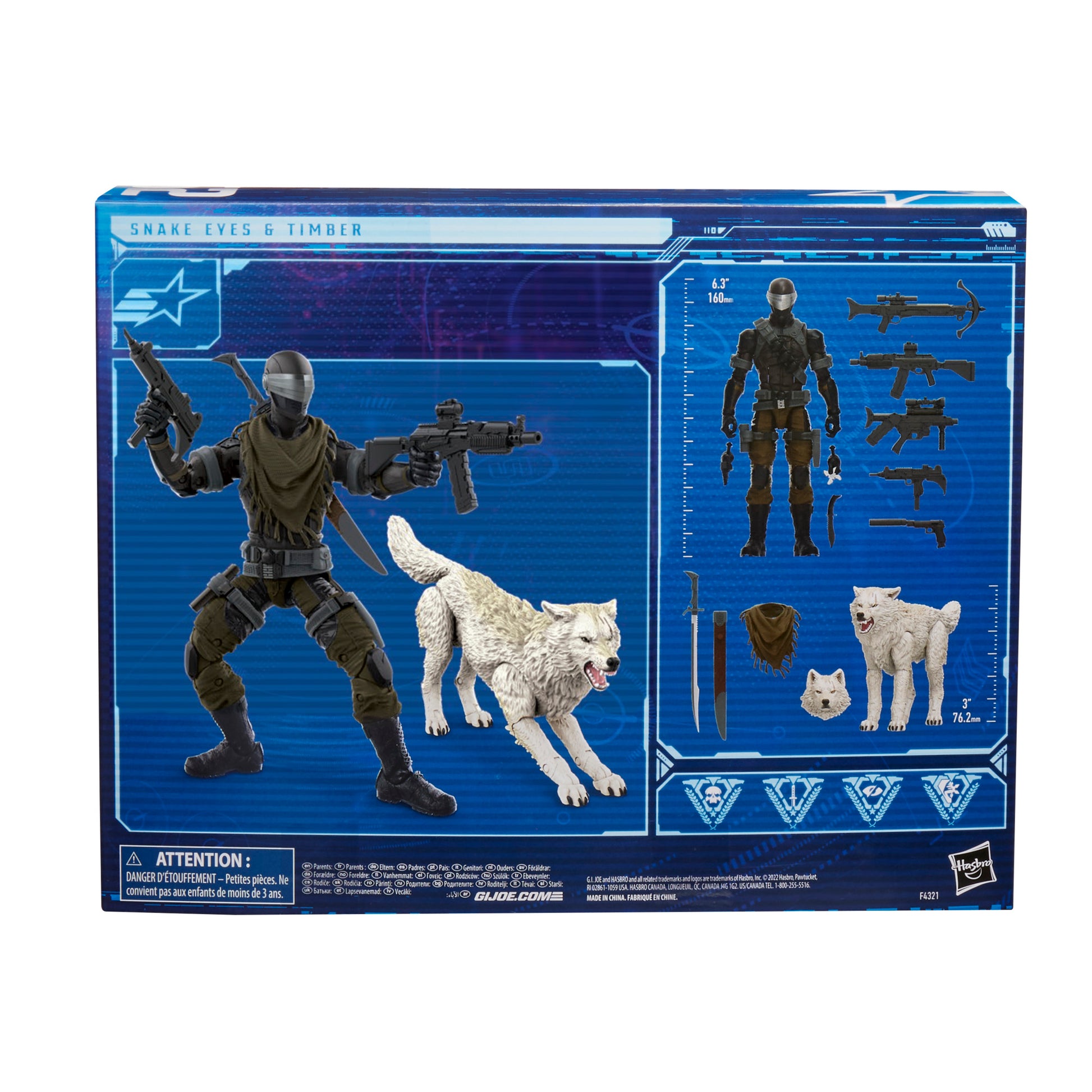 G.I. Joe - Classified Series Snake Eyes & Timber Fashions for Home