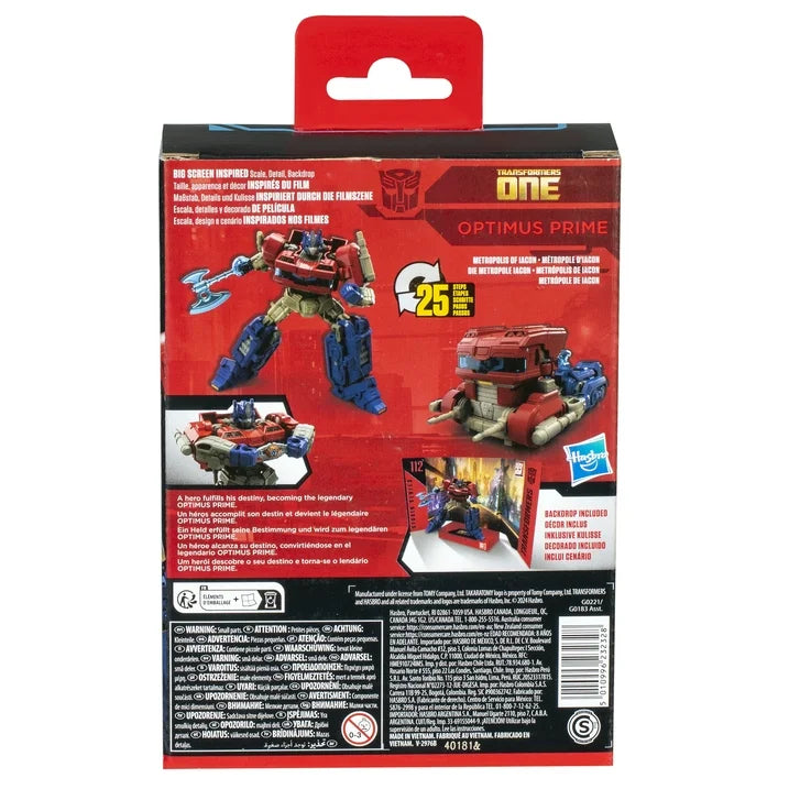 Transformers Toys Studio Series Deluxe One 112 Optimus Prime, 4.5-inch - Fashions for Home