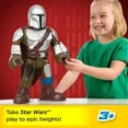 Imaginext STAR WARS The Mandalorian XXL Figure, 16+ Inch Tall Poseable Toy with Launcher - Fashions for Home