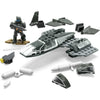 MEGA Halo ODST Wombat Overwatch Vehicle Building Toy with 2 Micro Action Figures (129 pcs)