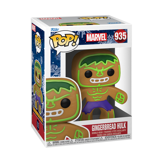 Funko Pop! Marvel: Holiday - Hulk Vinyl Bobblehead