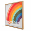 'Together' Framed Canvas Desk Art