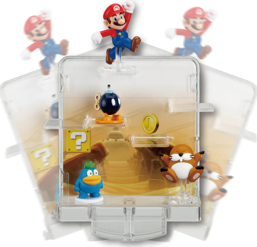 Epoch Super Mario Balancing Game Plus Desert Stage Set Fashions for Home