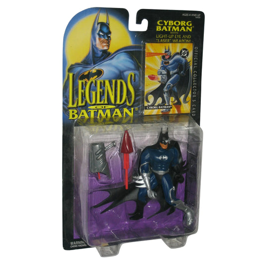kenner year 1994 legends of batman 5 inch tall action figure - cyborg batman with light-up eye, laser weapon and official collector's card Fashions for Home
