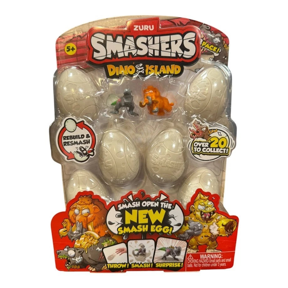 Zuru Smashers Dino Island Pack Smash Eggs Fashions for Home