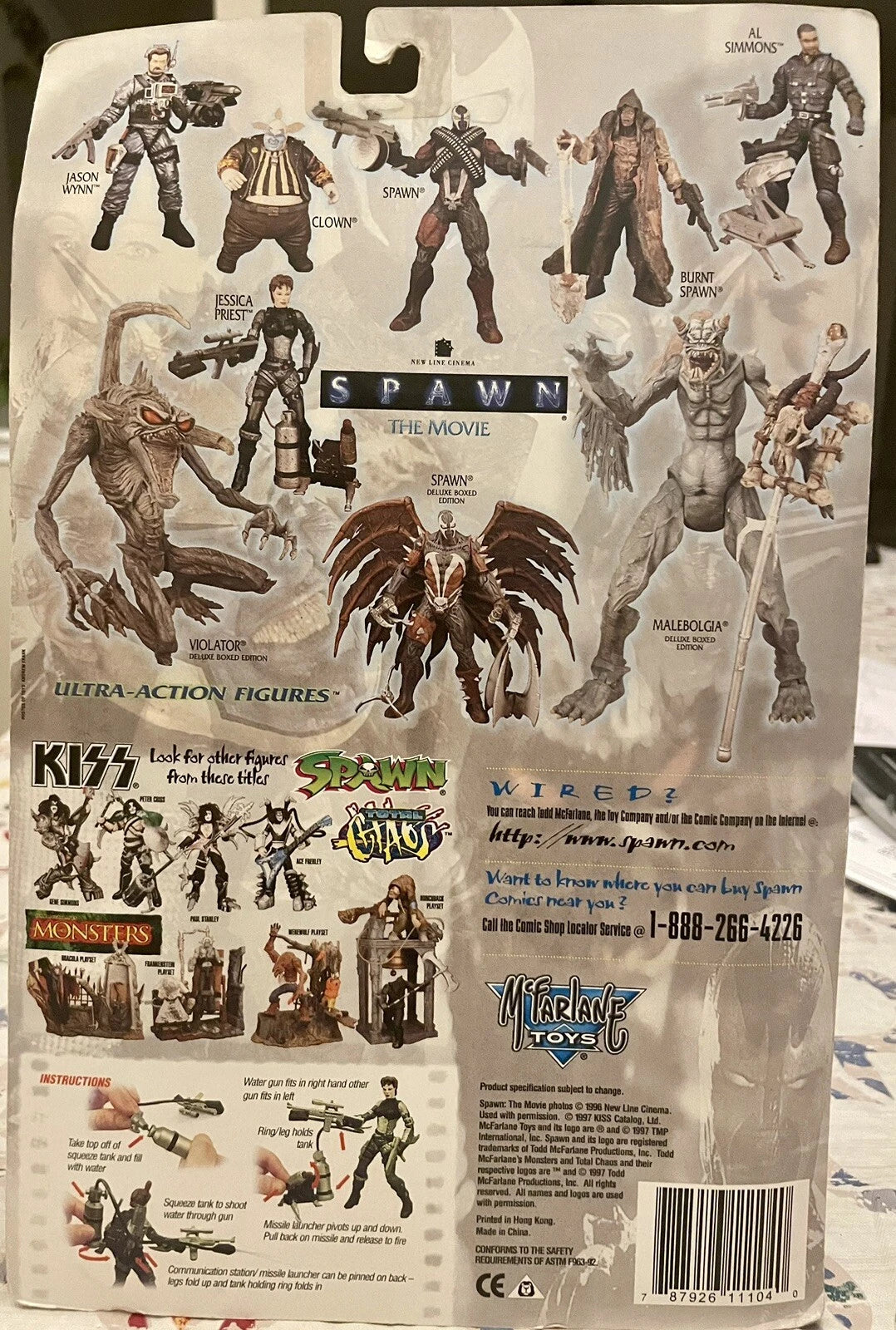 Spawn The Movie Jessica Priest Action Figure Fashions for Home