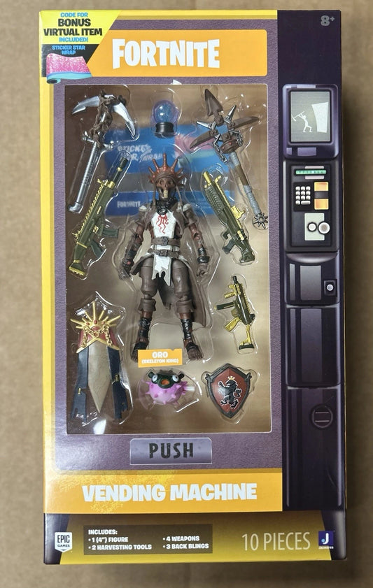 Fortnite Oro (Skeleton King) Vending Machine 4-Inch Figure w/Accessories Fashions for Home