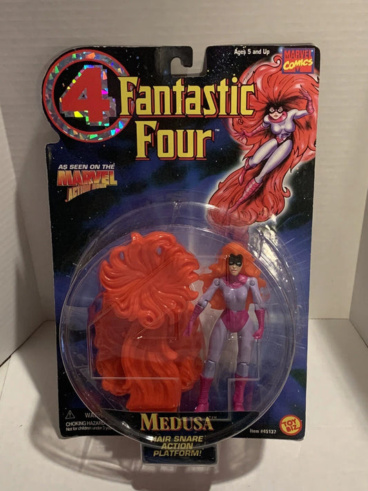 1996 Medusa “w/Hair Snare Action Platform” Collector’s Series-4 Fashions for Home