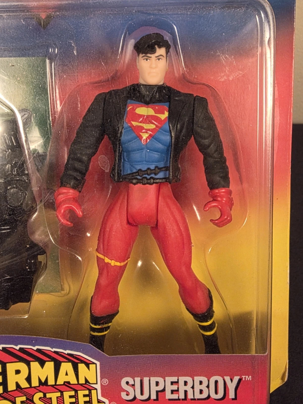 1995 Kenner Superman Man of Steel Superboy Mammoth Claw MOC DC Fashions for Home