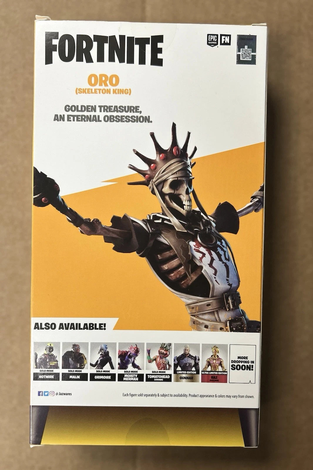 Fortnite Oro (Skeleton King) Vending Machine 4-Inch Figure w/Accessories Fashions for Home