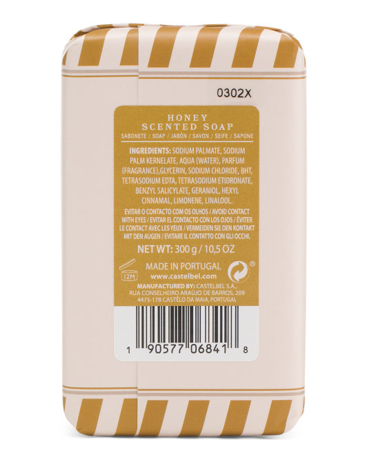 CASTELBEL 10.5oz Honey Scented Bar Soap CASTELBEL