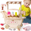 Ice Cream Cart for Kids Toddlers,  Food Toys Gift for Boys Girls,(1piece an order)