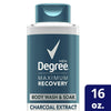Degree Men Maximum Recovery Body Wash and Bath Soak Charcoal Extract  16 oz