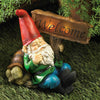 Solar Light-Up Welcome Garden Gnome and Turtle