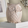 Crackle-Finish Ceramic Owl
