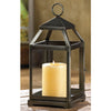 Brushed Silver Candle Lantern - 12 inches